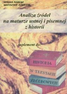 Analiza rde na maturze ustnej i pisemnej z historii - 2857643044