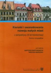 Kierunki i uwarunkowania rozwoju maych miast z perspektywy 20 lat transformacji