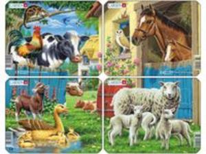 Puzzle Zwierzta gospodarskie 4 plansze - 2857644319