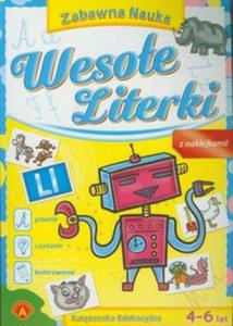 Wesoe literki z naklejkami - 2857644346