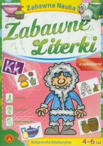 Zabawne literki z naklejkami