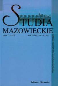 Studia mazowieckie rok VI/XIII nr 3-4 2011 - 2857645007