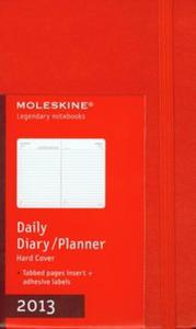 Moleskine 2013 daily diary planner red - 2857645160