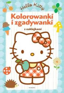 Hello Kitty Kolorowanki i zgadywanki z naklejkami - 2857647867