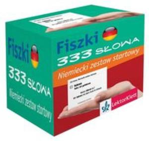 Fiszki 333 sowa Niemiecki zestaw startowy - 2857648687