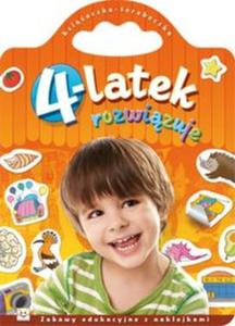 Ksieczka torebeczka 4-latek rozwizuje