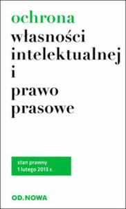 Ochrona wasnoci intelektualnej i prawo prasowe