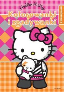 Hello Kitty. Kolorowanki i zgadywanki z naklejkami - 2857650467