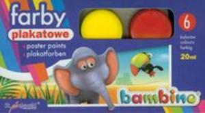 Farby plakatowe Bambino 6 kolorw - 2857650559