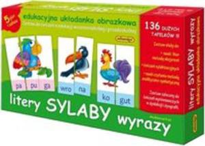 Litery sylaby wyrazy 5 gier i zabaw - 2857651039