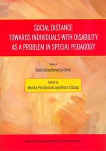 Social Distance Towards Individuals with Disability as a Problem in Special Pedagogy. Socio-Educatio - 2857651567