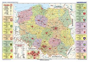 Mapa administracyjna Polski - 2857651586