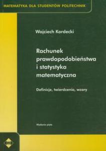 Rachunek prawdopodobiestwa i statystyka matematyczna - 2857651825