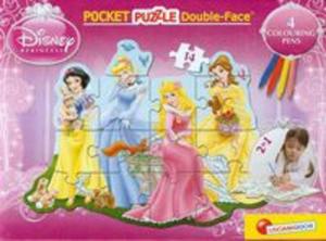 Puzzle dwustronne kieszonkowe Princess - 2857651878