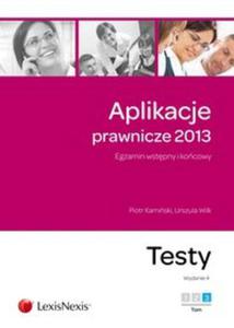 Aplikacje prawnicze 2013 Testy t.3 - 2857651991