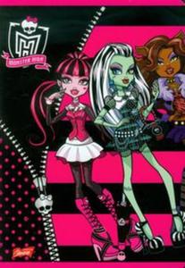 Zeszyt Monster High w trzy linie 16 stron A5 - 2857652585