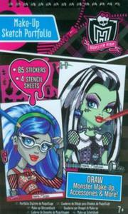 Monster High Upiorne makijae May szkicownik