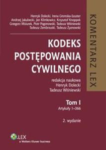 Kodeks postpowania cywilnego Komentarz Tom I - 2857652999