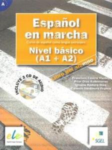 Espanol en marcha Nivel basico A1 + A2 podrcznik z 2 pytami CD - 2857653181