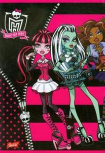 Zeszyt Monster High A5 krata - 2857653451