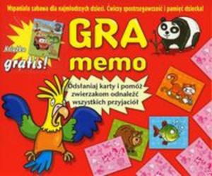 Gra memo zwierzta + ksika - 2857653502