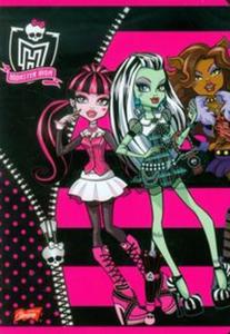 Zeszyt Monster High w linie 32 strony A5 czarna - 2857653696