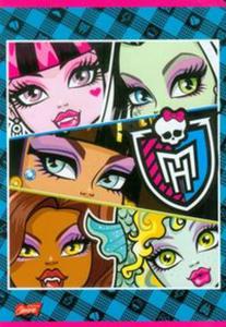 Zeszyt Monster High w linie 32 strony A5 niebieska - 2857653697