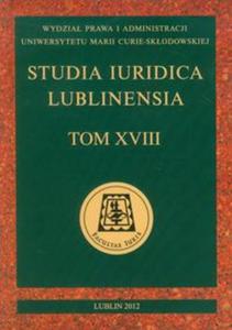 Studia Iuridica Lublinensia tom XVIII - 2857654643