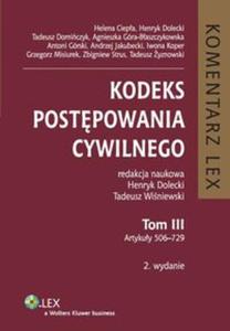 Kodeks postpowania cywilnego Komentarz Tom III - 2857654651