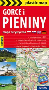 Gorce i Pieniny foliowana mapa turystyczna 1:50 000 - 2857654943