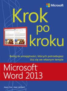 Microsoft Word 2013 Krok po kroku - 2857655653