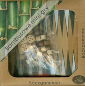 Bambusowe mini gry Backgammon - 2857656584