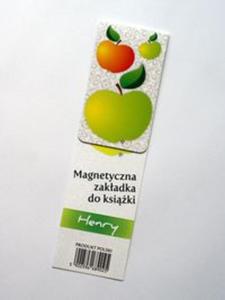 Magnetyczna zakadka do ksiki Henry UV Jabka - 2857656929