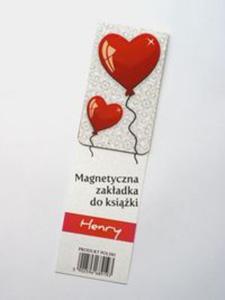 Magnetyczna zakadka do ksiki Henry UV Serca - 2857656935