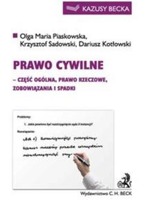 Prawo cywilne cz oglna, prawo rzeczowe, zobowizania i spadki - 2857657069