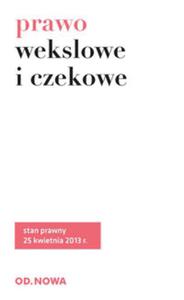 Prawo wekslowe i czekowe - 2857657205