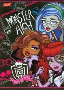 Zeszyt Monster High w trzy linie dwukolorowa 16 stron A5 - 2857657430