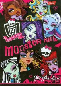 Zeszyt Monster High w trzy linie dwukorowa 16 stron A5 - 2857657431