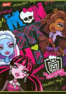 Zeszyt Monster High w kratk 32 strony A5 maa czaszka - 2857657451