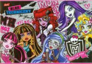 Blok techniczny A4 Monster High - 2857658879