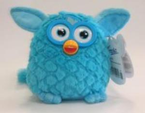 Furby pluszak z zawieszk niebieski - 2857658905