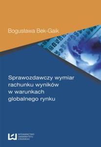 Sprawozdawczy wymiar rachunku wynikw w warunkach globalnego rynku - 2857662066