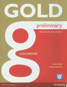 Gold Preliminary Coursebook z pyt CD-ROM - 2857662619