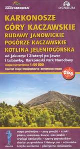 Karkonosze Gry Kaczawskie Rudawy Janowickie Pogrze Kaczawskie Kotlina Jeleniogrska mapa turystyczna 1: 50 000 - 2857662658