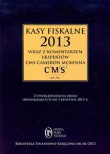 Kasy fiskalne 2013 wraz z komentarzem ekspertw CMS Cameron McKenna - 2857663101