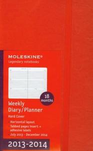 Moleskine Kalendarz 2013-14 Weekly Red L - 2857663237