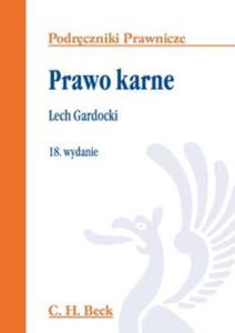 Prawo karne. Podrczniki Prawnicze. 18. wydanie - 2857663317