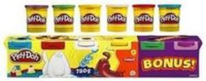 Play-Doh Ciastolina 4 tuby + 2 - 2857664359