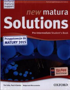 MATURA SOLUTIONS PRE-INTER SB EXMA BROCH - 2857664611