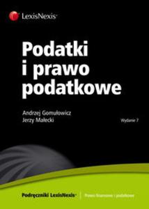 Podatki i prawo podatkowe - 2857664641